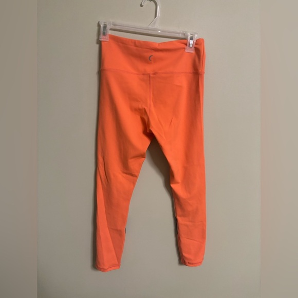Zyia Legging Tangerine Angle Block Light n Tight Hi-Rise 7/8 Size 6-8 Medium - Picture 2 of 6